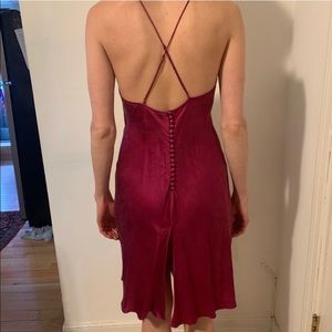 Vntg Victoria’s Secret 100% Silk Midi Slip Dress L